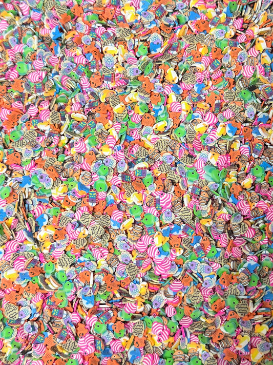 Fish Mix  Polymer Clay (Not Editable) 5mm 30g Bags