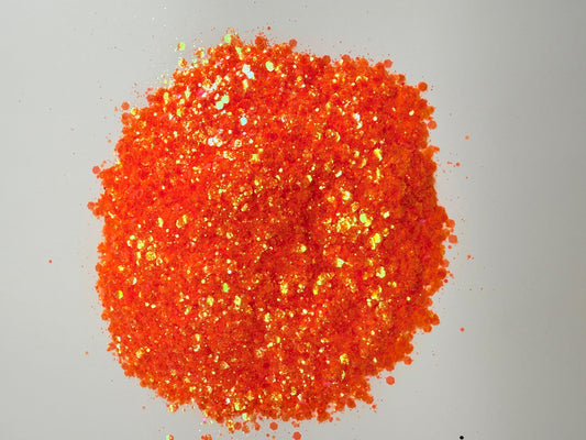 Tangerine Glitz - Chunky Glitter