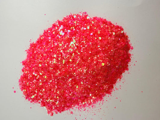 Electric Watermelon - Chunky Glitter