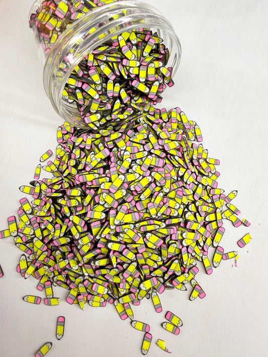 Pencil Polymer Clay (Not Edible) 5mm 10g bags