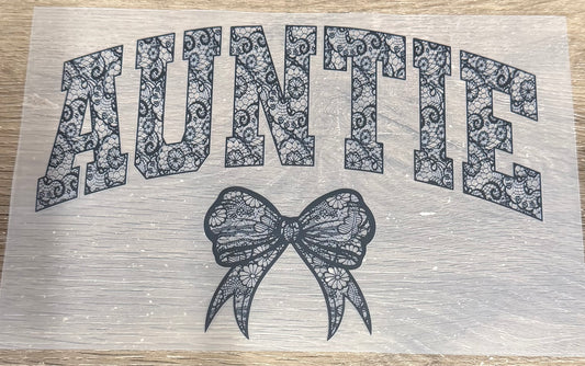 Auntie black lace - Shirt Transfer