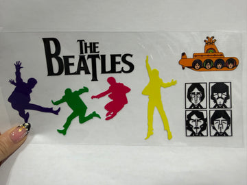 3211 - Beatles UV-DTF 16oz Cup Wrap