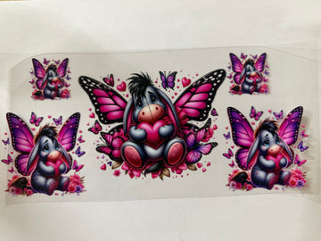 3677 - Eeyore UV-DTF 16oz Cup Wrap
