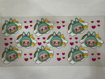 3643 - Labubu UV-DTF 16oz Cup Wrap