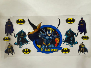 3637 - Batman UV-DTF 16oz Cup Wrap