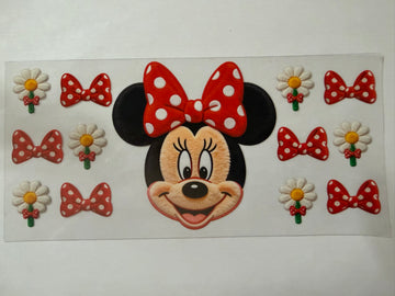 3599 - Minnie UV-DTF 16oz Cup Wrap