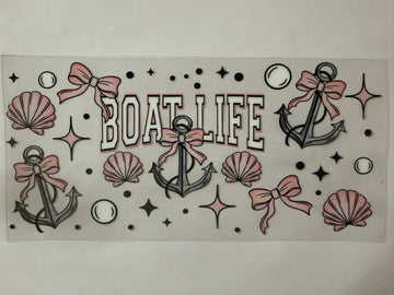 3570 - Boat life UV-DTF 16oz Cup Wrap