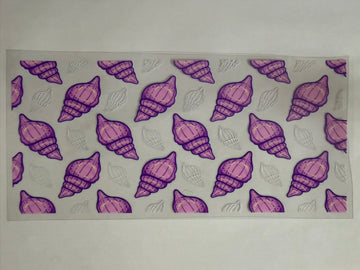 3564 - Seashell UV-DTF 16oz Cup Wrap