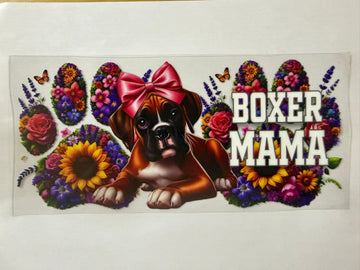 3550 - Boxer mama UV-DTF 16oz Cup Wrap