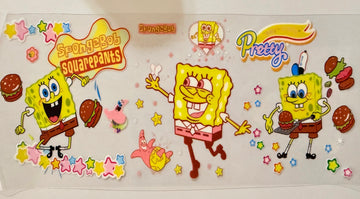 2374 - Spongebob UV-DTF 16oz Cup Wrap