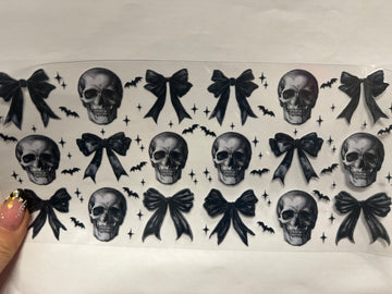 3785 - Skulls UV-DTF 16oz Cup Wrap