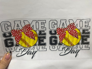 3782 - Game day UV-DTF 16oz Cup Wrap
