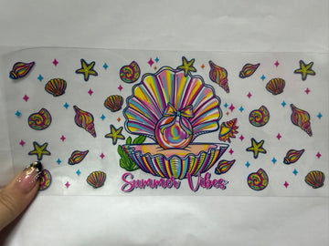 3750 - Summer Vibes UV-DTF 16oz Cup Wrap