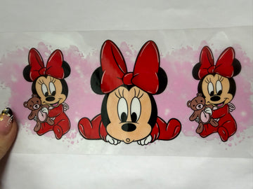 3741 - Minnie UV-DTF 16oz Cup Wrap
