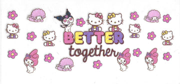 1692 - Better together Holographic UV-DTF 16oz Cup Wrap