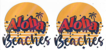 1681 - Aloha Beaches Holographic UV-DTF 16oz Cup Wrap