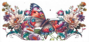 1657 - Butterfly Holographic UV-DTF 16oz Cup Wrap