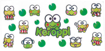 1646 - Keroppi Holographic UV-DTF 16oz Cup Wrap