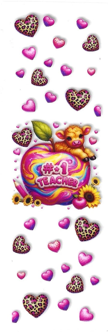 #1 teacher  Pen Wrap