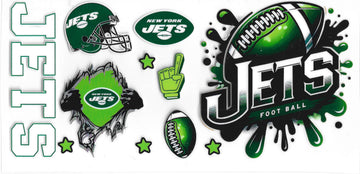 1727 - Jets UV-DTF 16oz Cup Wrap