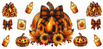 1716 - Pumpkin UV-DTF 16oz Cup Wrap
