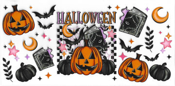 1739 - Halloween UV-DTF 16oz Cup Wrap