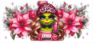 1742 - Extra Grinchy UV-DTF 16oz Cup Wrap