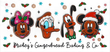 1745 - Mickey's gingerbread baking & Co UV-DTF 16oz Cup Wrap