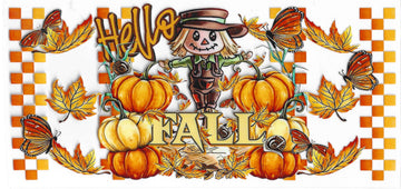 1752 - Hello Fall UV-DTF 16oz Cup Wrap