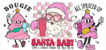 1755 - Santa Baby UV-DTF 16oz Cup Wrap