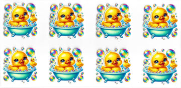 1772 - Rubber Ducks UV-DTF 16oz Cup Wrap
