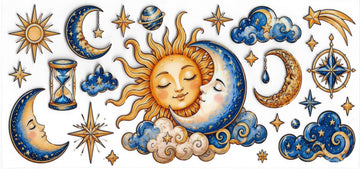 1778 - Sun & Moon UV-DTF 16oz Cup Wrap