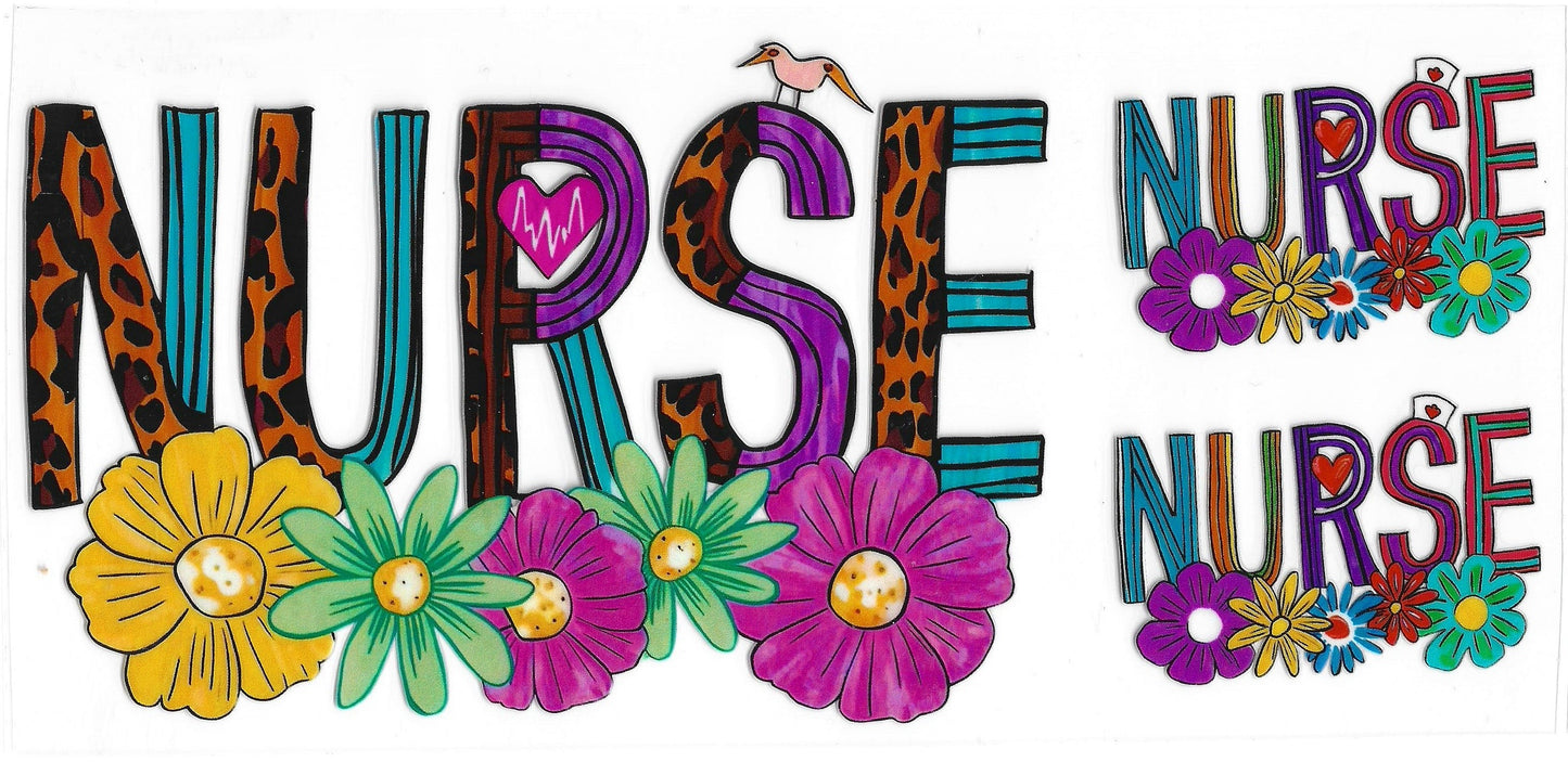519 - Nurse UV-DTF 16oz Cup Wrap