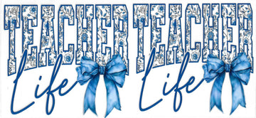 514 - Teacher Life UV-DTF 16oz Cup Wrap