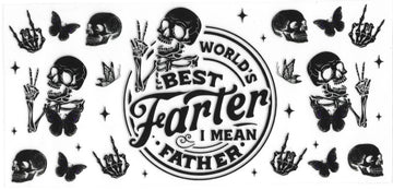 503 - Best Farter I mean Father UV-DTF 16oz Cup Wrap