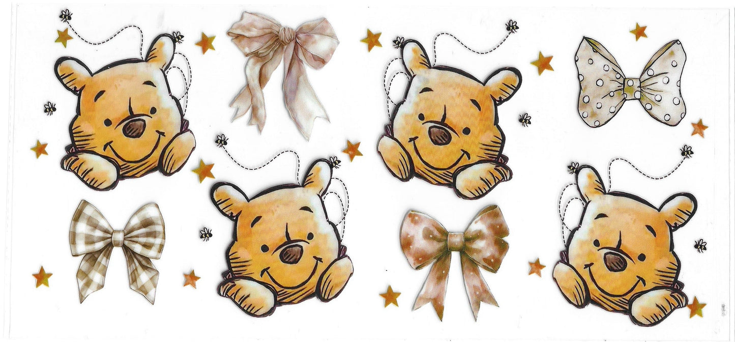 606 - Winnie the Pooh UV-DTF 16oz Cup Wrap
