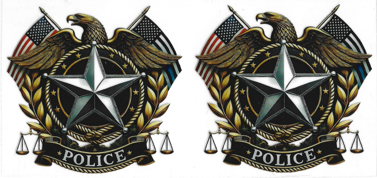 595 - Police UV-DTF 16oz Cup Wrap
