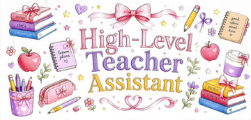 558 - High Level Teacher Assistant UV-DTF 16oz Cup Wrap