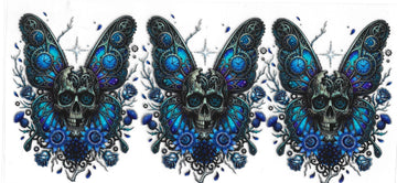 557 - Butterfly Skull UV-DTF 16oz Cup Wrap