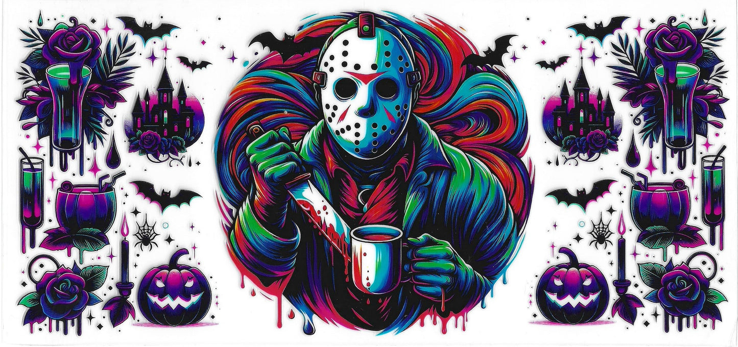 551 - Jason  UV-DTF 16oz Cup Wrap