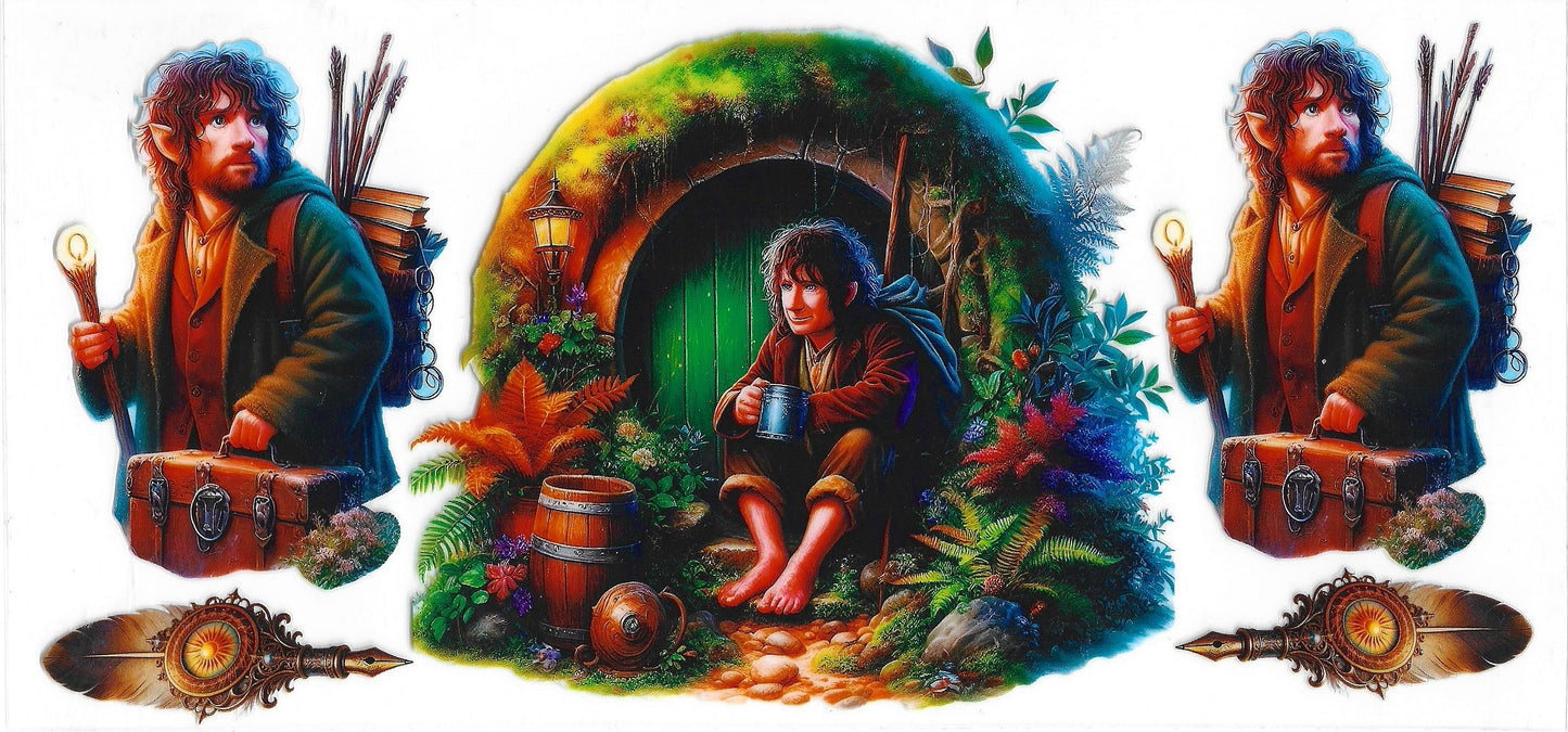 535 - Hobbit UV-DTF 16oz Cup Wrap