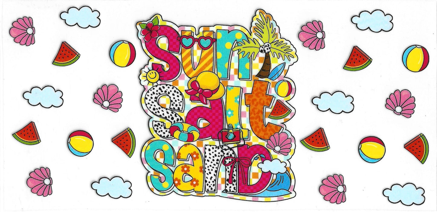 532 - Sun Salt Sand UV-DTF 16oz Cup Wrap