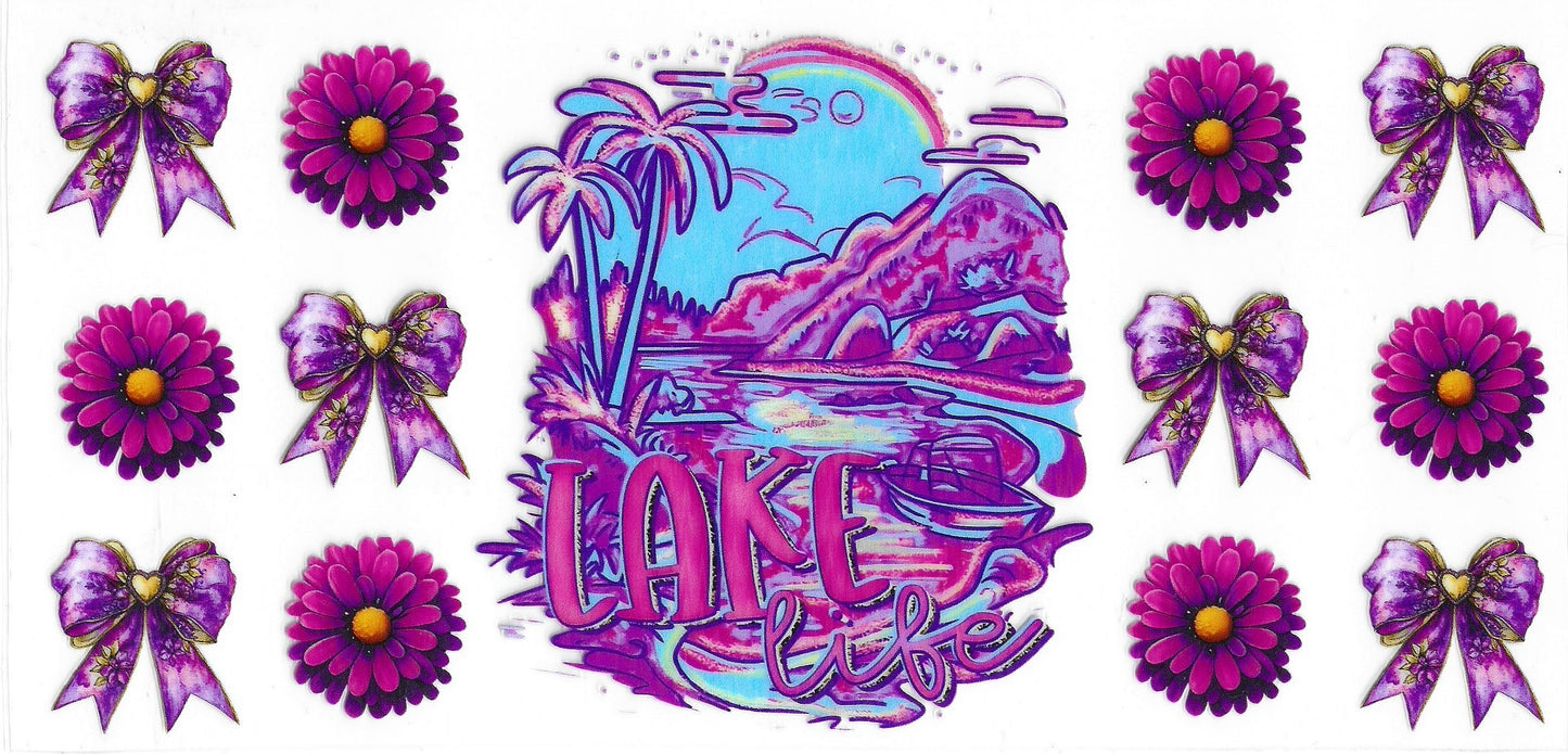 531 - Lake Life UV-DTF 16oz Cup Wrap