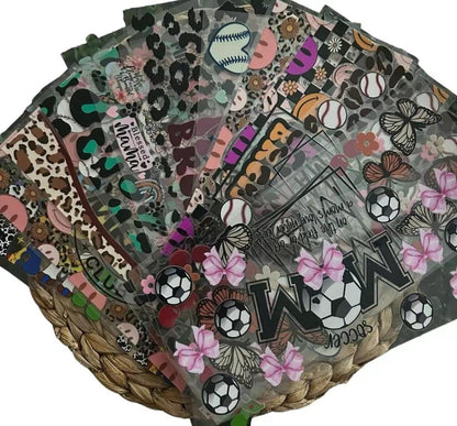 Mystery Craft Bundle: 16oz Libby Cup Vinyl Wraps & UV DTF Sheets