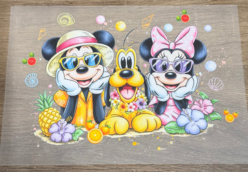Mickey & Minnie Shirt Transfer