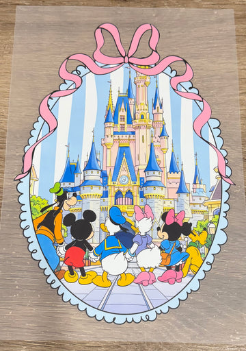 Disney Castle and Characters Shirt Transfer