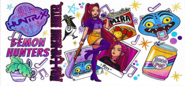 717 - Huntrix UV-DTF 16oz Cup Wrap